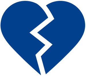 Heart broken icon