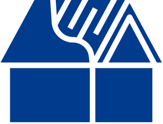 Damaged house icon