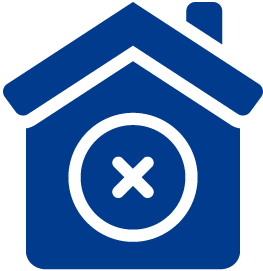 House with a cross icon