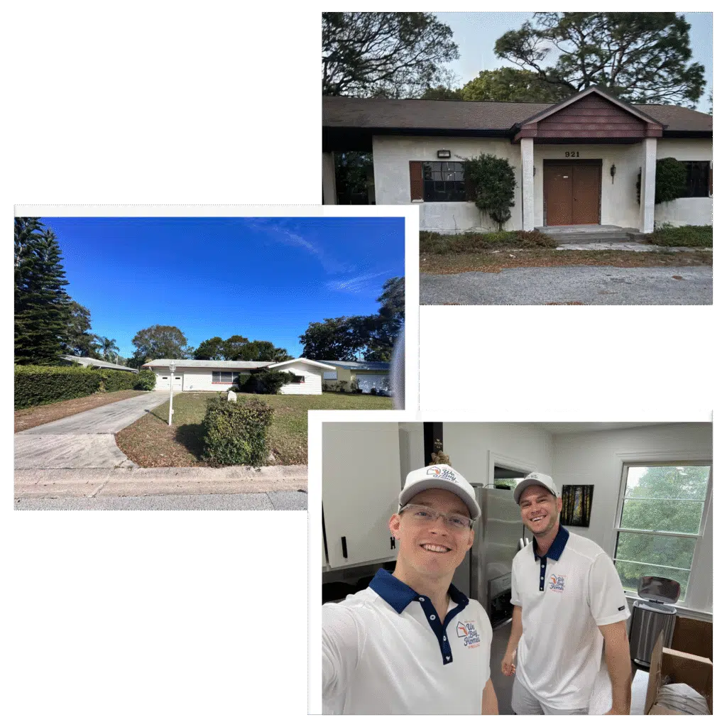 Home 6 Two properties that we bought fast for cash in Pinellas County and a team shot of Cody and Kris