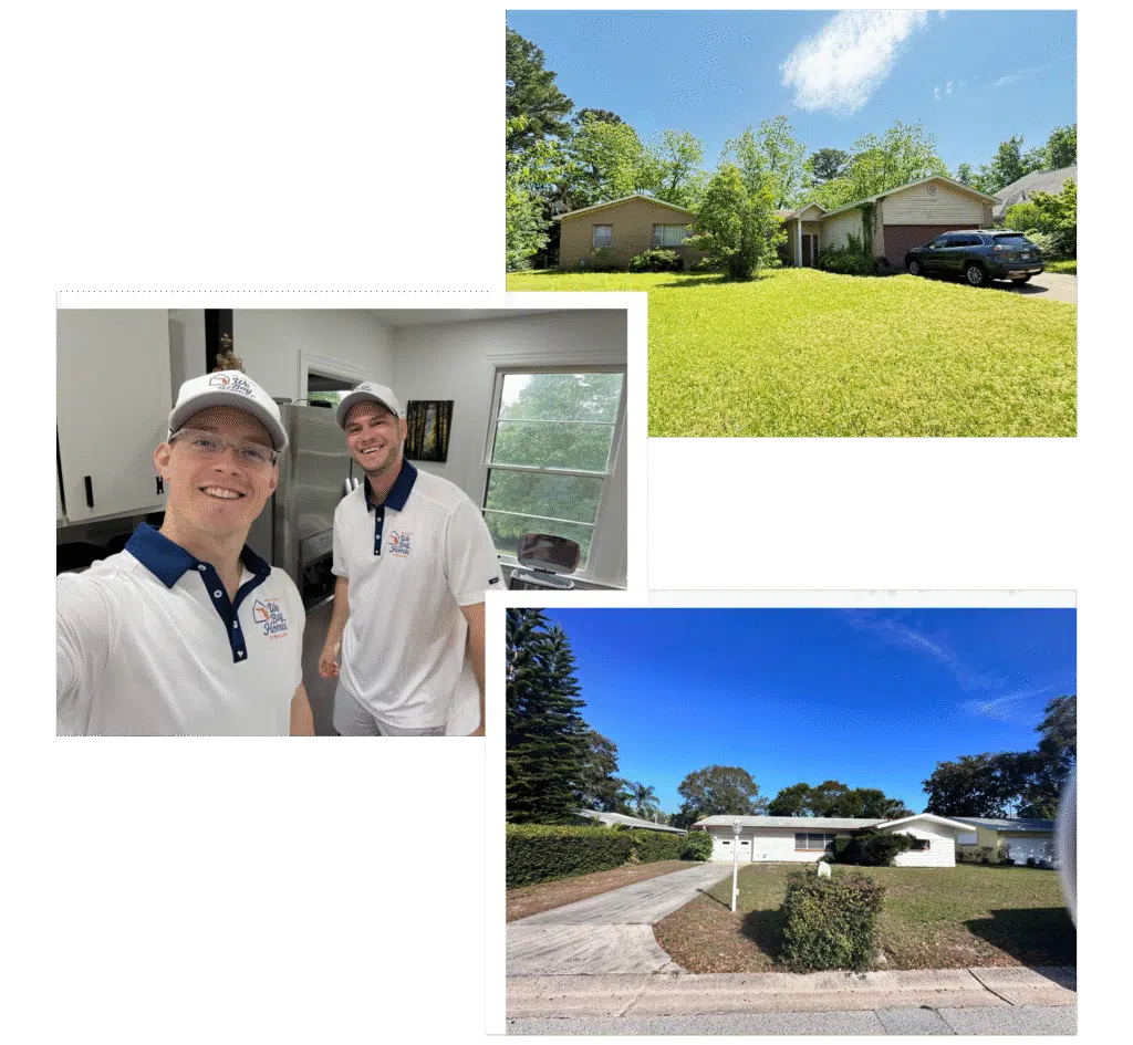 Largo 5 Two properties that we bought fast for cash in Pinellas County and a team shot of Cody and Kris